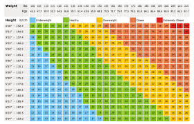 World health organization body mass index (bmi) classifications. About Bmi