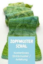 Free Criss Cross Zopfmuster Schal Zopfmuster Schal Schal Stricken Muster Zopfmuster