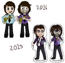 Vincent/purple guy fnaf, murder land. Remade My First Chibi Fanart Of Purple Guy Fivenightsatfreddys