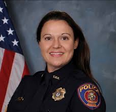 Chief Ramsdell welcomes new Tacoma Police Department Officer Karina Ramos  at a recent Basic Law Enforcement Academy graduation. She is now a  commissioned police officer, assigned to our Administrative Services Bureau  training