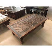 Few pieces of furniture can bring together a room like a coffee table. Moroccan Door Coffee Table Chairish Coffee Table Door Coffee Tables Glass Wood Table