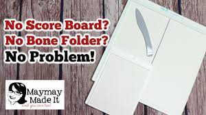 Score a hole in one for all your scrapbook pages, gifts, cards, and other custom items! Craft Hacks Scoring Paper With No Fancy Tools Youtube