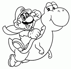 Super mario is a platform game produced by nintendo in late 1985. Free Printable Mario Coloring Pages For Kids