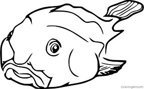Color online with this game to color food coloring pages and you will be able to share and to create your own gallery online. Ugly Blobfish Coloring Page Coloringall