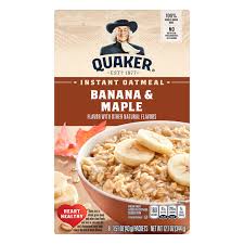 Learn about the number of calories and nutritional and diet information for quaker oats instant oatmeal. Save On Quaker Instant Oatmeal Banana Maple 8 Ct Order Online Delivery Giant