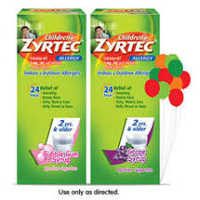 childrens zyrtec dissolve tabs citrus 24 count rite aid