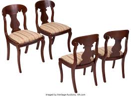 President abraham lincoln — america will never be destroyed from the outside. Abraham Lincoln Set Of Four Edwards Family Side Chairs Possibly Lot 42271 Heritage Auctions