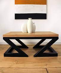 Please note the difference in dimension between nominal size and actual size. The Double Z Coffee Table Can Be Used In Different Interiors As You Can See On Photos In Portfolio Table Metal Furniture Design Coffee Table Metal Furniture