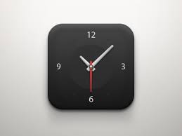 Clock Ios Icon Dark Ios Icon Ios App Icon Design Icon Design