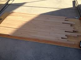 After you've assembled the top, screw or glue 4 strips of wood around the bottom of the table to make the under table. How To Build Your Own Butcher Block Addicted 2 Diy
