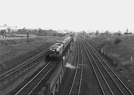 An Unknown Sulzer Type 2 D500 Class Locomotive Approaches Old Farm Bridge On A Northampton To Rugby Service Old Farm Diesel Locomotive Locomotive