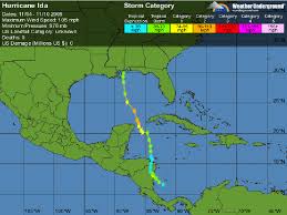 Et, the storm had made. Track Of Hurricane Ida Figure Courtesy Of Weather Underground Download Scientific Diagram
