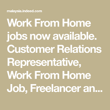 Part time jobs now available in johor bahru. Work From Home Jobs Now Available Customer Relations Representative Work From Home Job Freelancer And Mor Student Jobs Work From Home Jobs Working From Home