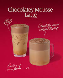 A little indulgence goes a long way. Our Chocolatey Mousse Latte is light, chocolatey and irresistibly smooth – available hot or iced for your Tuesday treat. 🍫❄️ Because every week deserves a