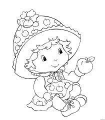 Top 20 strawberry shortcake coloring pages for kids: Free Printable Strawberry Shortcake Coloring Pages For Kids