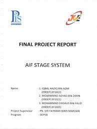 Increasing fuel demand and ever scarcity of natural resources such as oil had driven. Final Project Politeknik Full Report