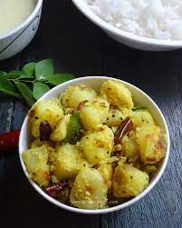 Potato Thoran Kerala Style Indian Recipes Blogexplore Recipe Indian Food Recipes Recipes Indian Cooking