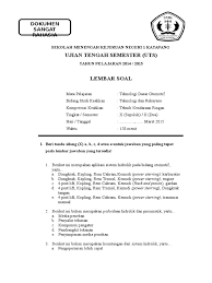 Soal pilihan ganda ekonomi kelas 10 semester 1 kurikulum 2013 ini sudah dilengkapi beserta kunci jawaban ekonomi kelas 10 kurikulum 2013 semester 2. Soal Uts Tdo