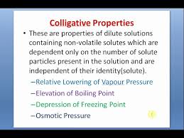 Solved Colligative Properties Of Solutions Are Physical | Chegg.Com
