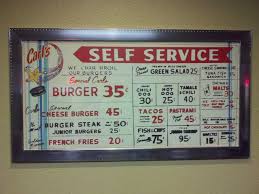 Old Carl S Jr Menu Prices From The Past Carl S Jr Menu Vintage Menu Carl S Jr