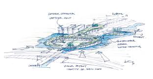 Paisaje, paisaje y arquitectura, edificios públicos. Garis Architects Designs Arc Sustainable Community Center