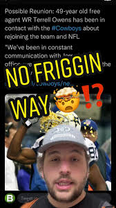 #greenscreen oh god….. 49 year old Terrell Owens is rumored to be in talks  with some members of the cowboys FO in hopes of signing with the team 🤯  how will this saga end ⁉️🤔 ...