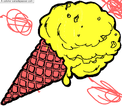 Gallery of cornet de glace coloriage cornet de glace en ligne gratuit a imprimer sur colorie le cornet avec des tons docre jaune. Coloriage Cornet De Glace Sans Depasser