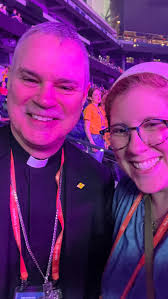 My girls call him “Bluey’s Bishop”, I just call him my friend, Archbishop  Peter Comensoli, who joined us