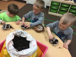 Other activities you can try to help your toddlers & preschoolers learn. Toddlers Explore Soil And Seeds In Reggio Inspired Activity Reggio Inspired Reggio Emilia Play Based Learning