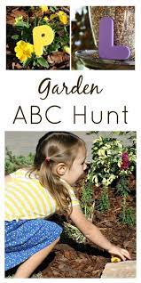 Garden Abc Letter Hunt Fantastic Fun Learning Outdoor Activities For Kids Fun Learning Gardening For Kids