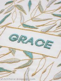 Below i've included a look at my favorite hand embroidery stitches for lettering. Hand Embroidery Lettering Ideas Stitch Floral