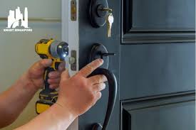 Modern garage door installation