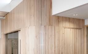 Slatted Timber Acoustic Wall Panels Acoustic Wall Panels Timber Walls Timber Wall Panels