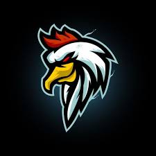  Brave Rooster Head E Sports Logo Sports Logo Design Rooster Logo Rooster