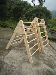 Wooden Climbing Triangle Pikler Pikler Triangle Pikler Folding Triangle Diy Toddler Toddler Climbing Backyard Toys