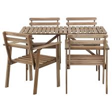 You can easily refresh your wooden outdoor furniture and make it. Outdoor Dining Table Set Ikea Novocom Top