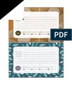 Download gratis desain stiker/label untuk pengiriman olshop, ukuran 15 x 7.5 cm. Nota Pengiriman Olshop Kosong