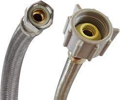 I always metal hard pipe them because of looks and longevity. Fluidmaster B1t06 Toilet Connector Braided Stainless Steel 3 8 Female Compression Thread X 7 8 Female Ballcock Thread 6 Inch Length Plumbing Hoses Amazon Com