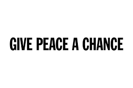 Yoko Ono on X: "GIVE PEACE A CHANCE #GivePeaceAChance  https://t.co/wV69E7zew7" / X