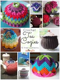 You'll find vintage patterns with flowers, an original pattern for a police car cosy and even a knitted version of the classic australian koala tea cosy. Care For A Cuppa Crochet 10 Free Tea Cozy Patterns