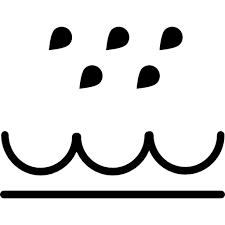 Air es et hitam kaca lanskap tetesan. Air Cuaca Simbol Dari Hujan Tetes Dan Laut Gelombang Gratis Ikon Dari Graphicsbay Weather Icons