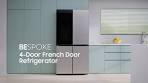 Bespoke 4-Door Refrigerator with Beverage Zone | Samsung