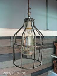 Restoration Hardware Inspired Industrial Pendant Light Diy Chandelier Restoration Hardware Lighting Diy Lighting