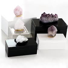 Amethyst Box Quartz Box Quartz Point Box Crystal Boxes 96 00 Crystal Decor Stone Decor Decor