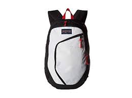 Black And White Jansport Backpack White Black Red Tape Jansport Black And Red Backpack Bags