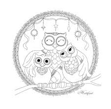 Owl Family Love Coloring Page Hattifant Owl Coloring Pages Family Coloring Pages Love Coloring Pages