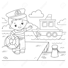 The very first thing that you want to do is turn off system integrity protection (sip). Coloring Page Outline Of Cartoon Sailor On The Dock Next To The Royalty Free Cliparts Vectors And Stock Illustration Image 133966493
