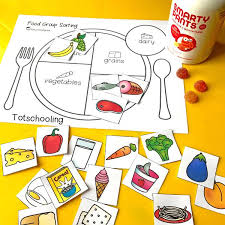 Top 25 esl kindergarten activities. Teach Kids About Healthy Eating With A Food Group Sorting Activity Group Meals Healthy Food Activities Nutrition Activities