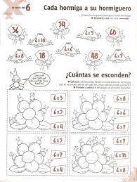 Colorinets Vamos A Por La Tabla Del 6 Ejercicios Tablas De Multiplicar Actividades De Multiplicacion Problemas Matematicos De Multiplicacion