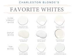 This has become a fast growing popular colour choice for a pure, bright white. Favorite White Interior Paint Colors Charleston Blonde